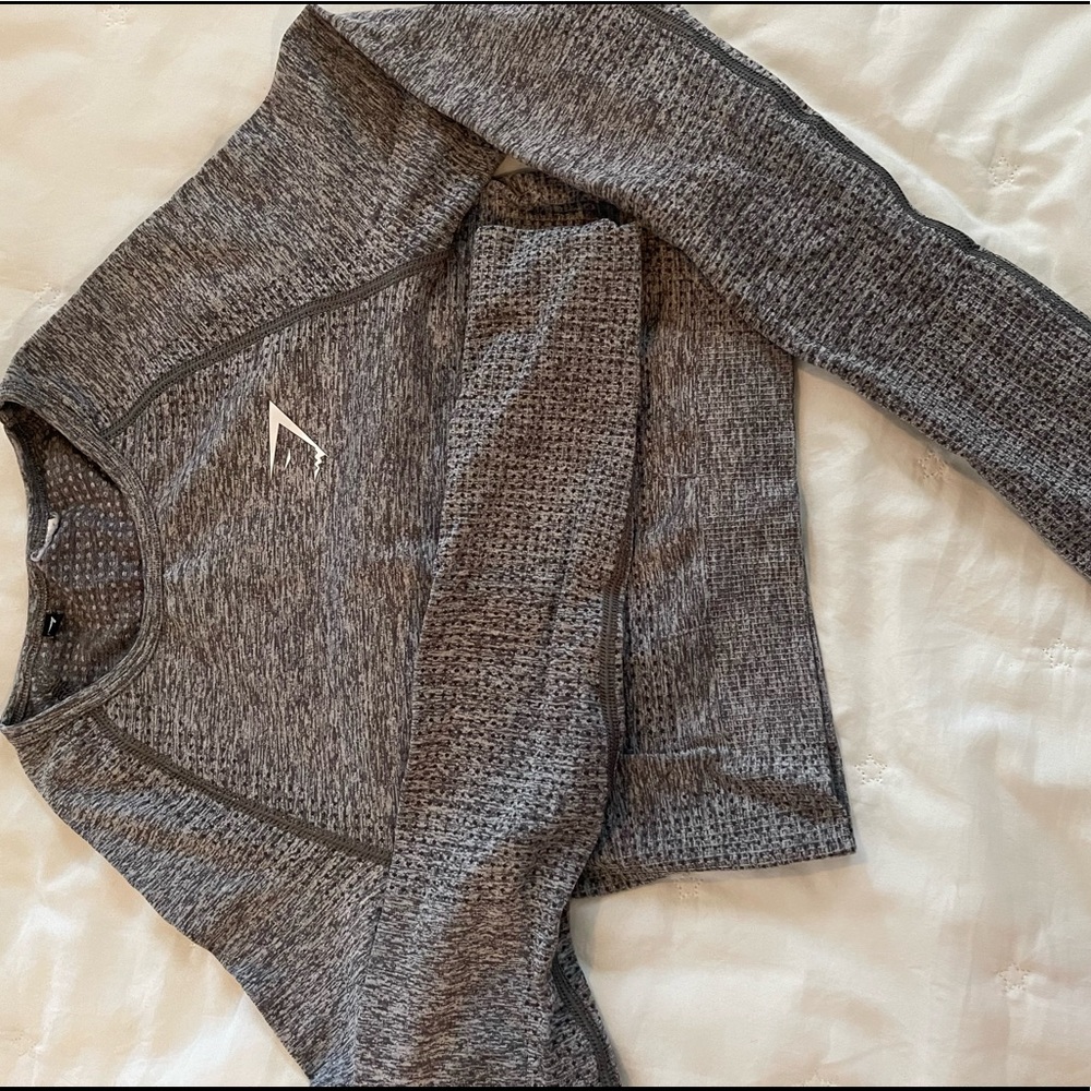 Small gym shark vital seamless crop top